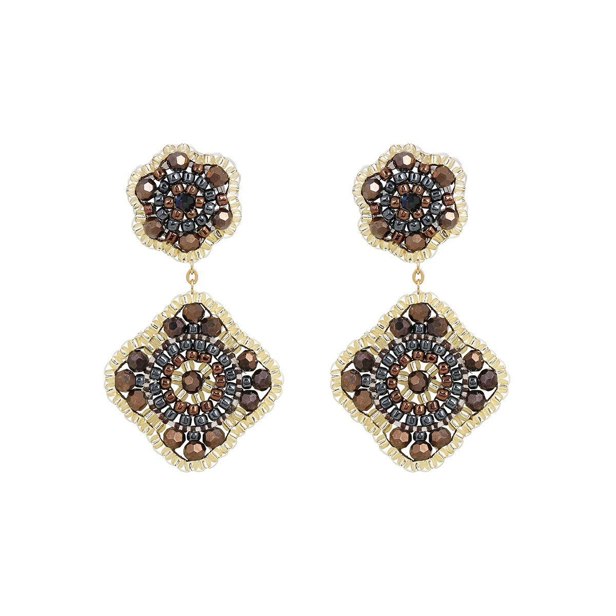 Cajoy_Boho Royal Midnight brown Ohrringe_EUR 89,99_13132551