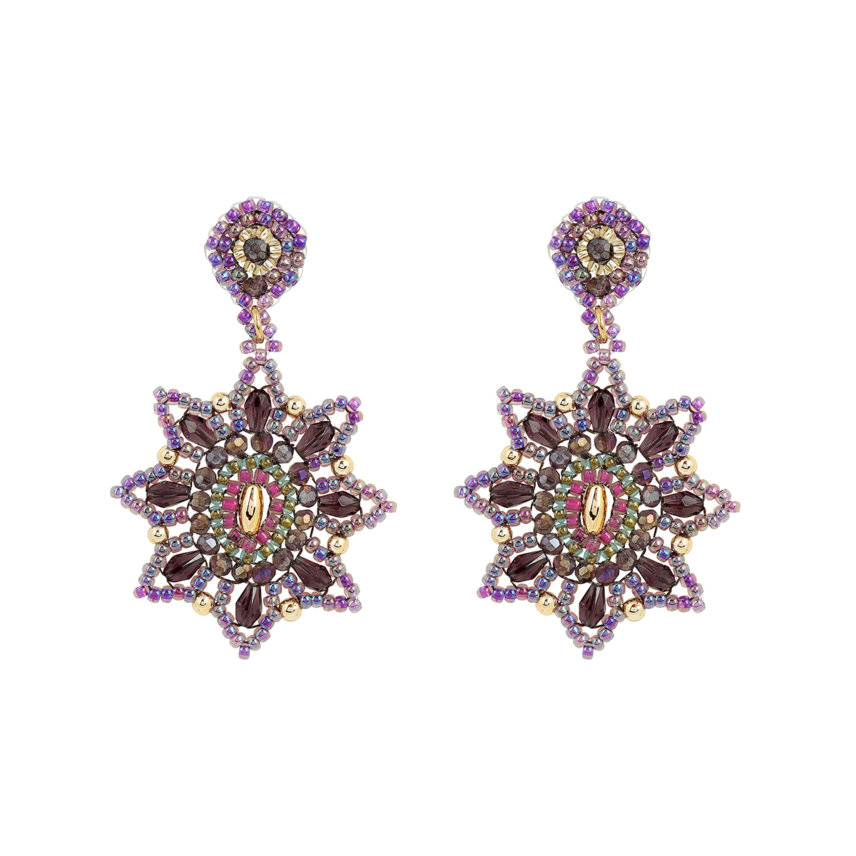 Cajoy_Boho Stern violett Ohrringe_EUR 89,99_13132532