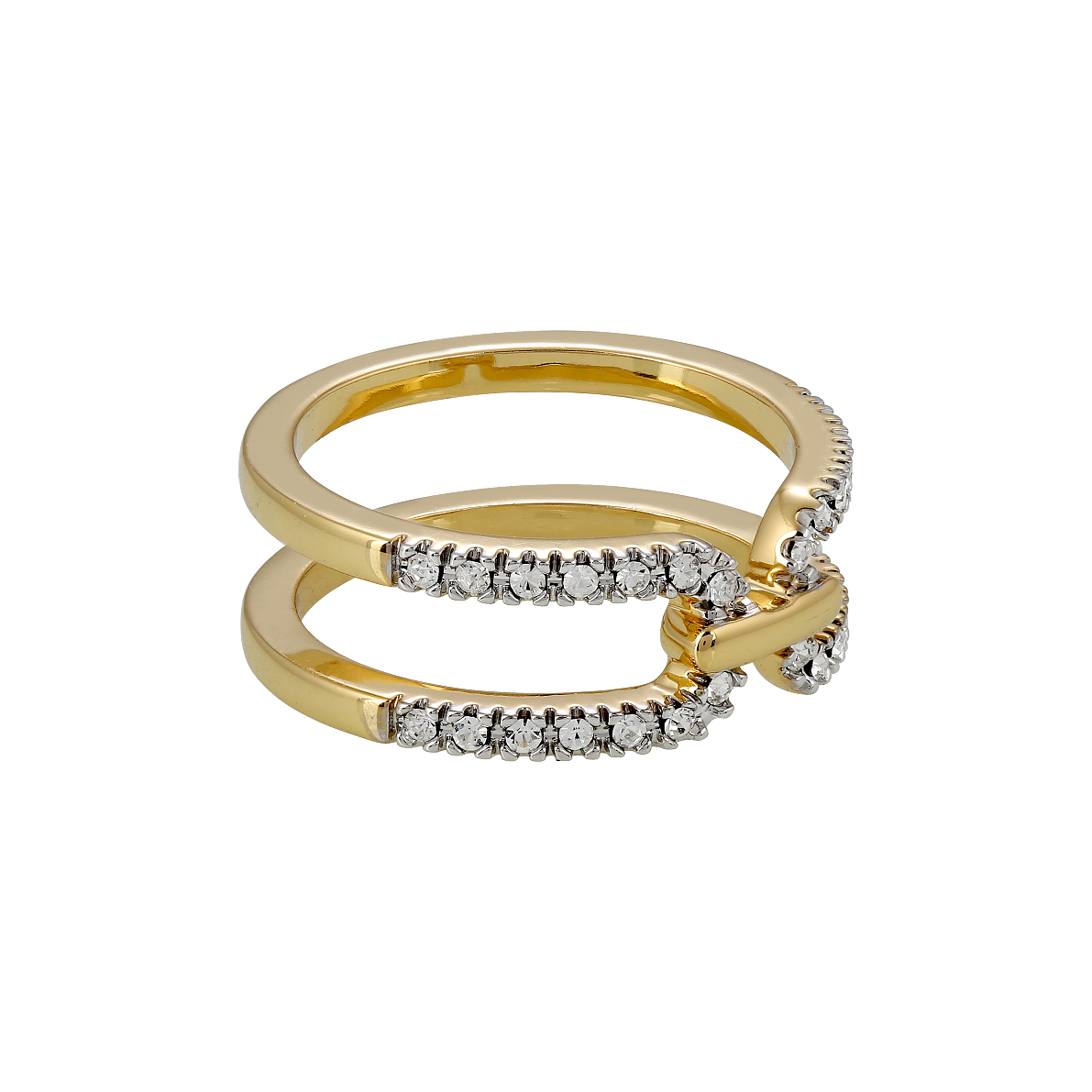 Cajoy_Duo Crystal link Ring gold_EUR 99,99_1413440