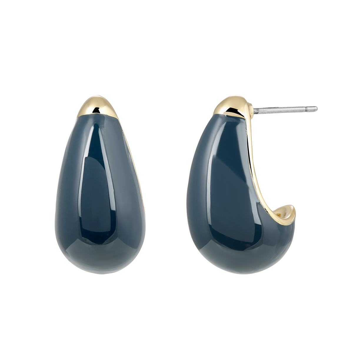 Cajoy_Emaille Drops dark blue Ohrringe_EUR 99,99_13132493