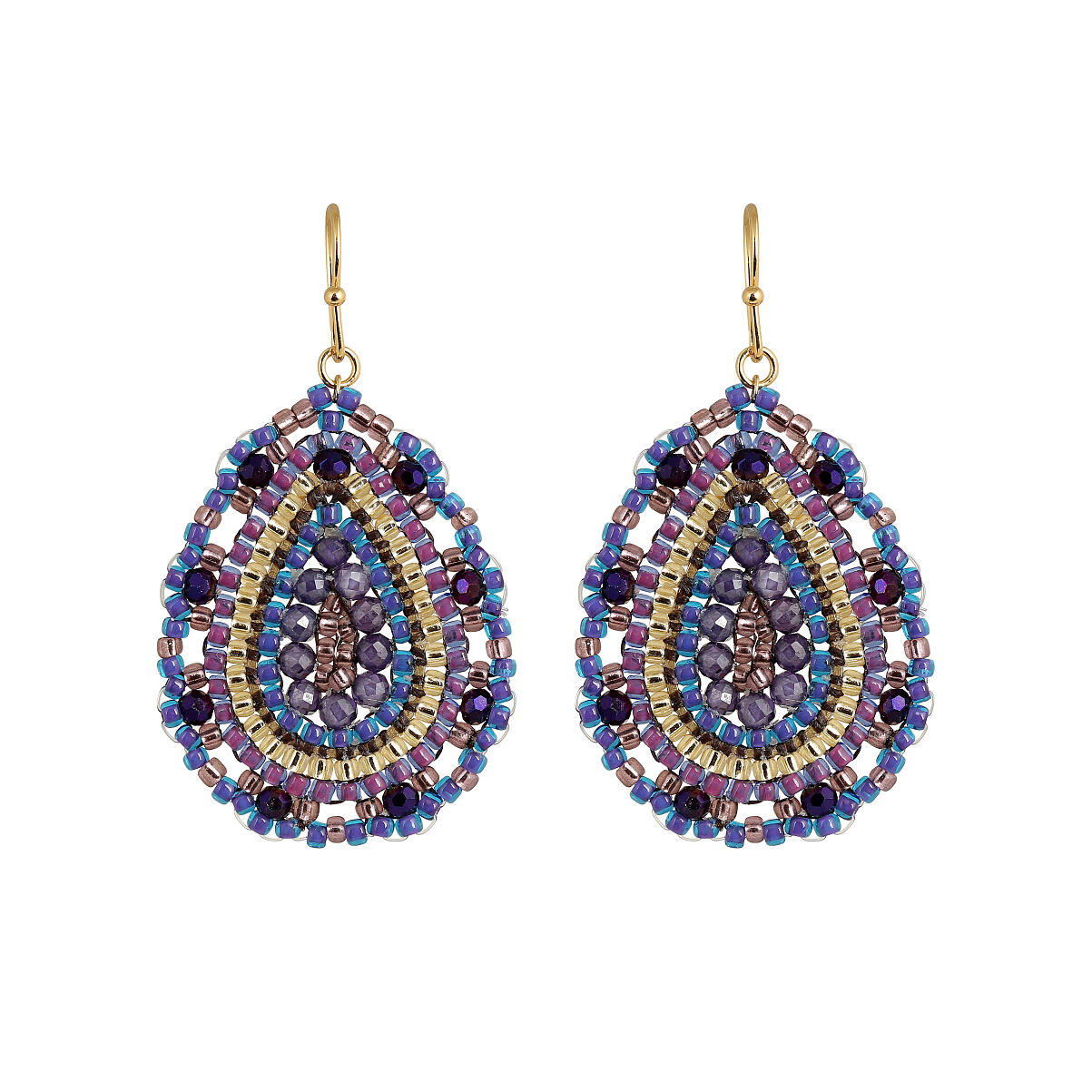Cajoy_Kleiner Boho-Hänger blue purple Ohrringe_EUR 79,99_13132543