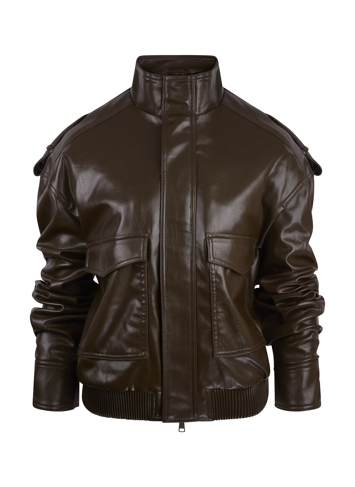 TK Maxx_ Damen_ braune Lederjacke_29.99€