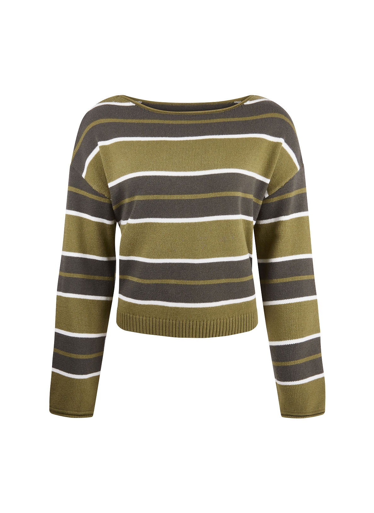 TK Maxx_ Damen_ grün gestreifter Pullover_17.99€