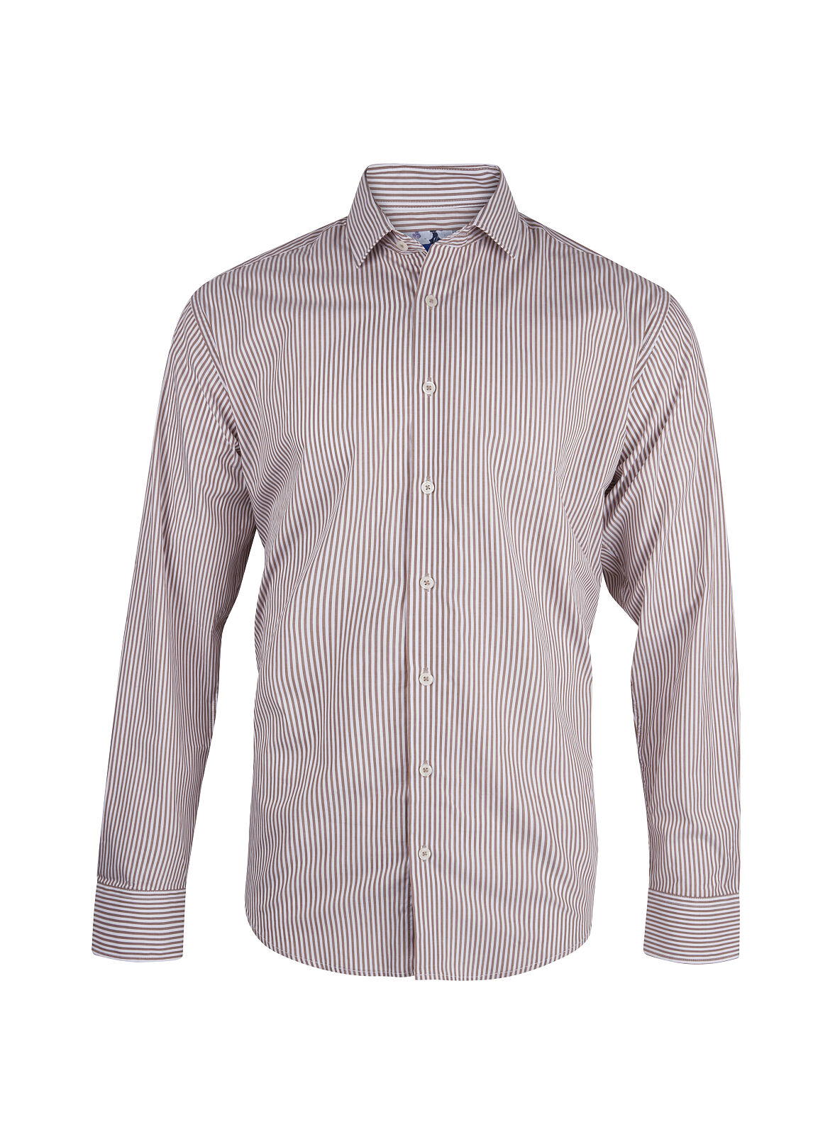 TK Maxx_ Herren_ braun gestreiftes Hemd_29,99€ (UVP 99.99€))
