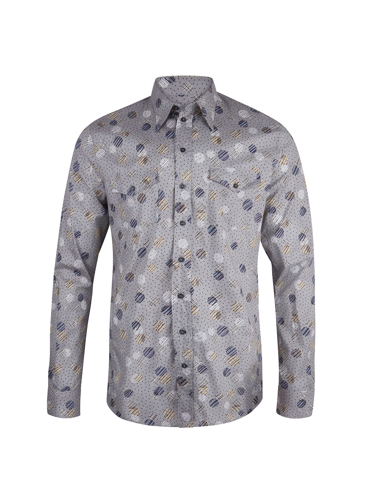 TK Maxx_ Herren_ Gold Label_ graues Hemd_169.99€(UVP 549,99€)