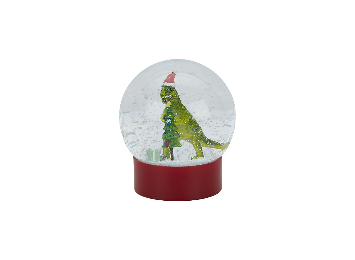 TK Maxx_weihnachtliche Schneekugel mit Dinosaurier_€14,99