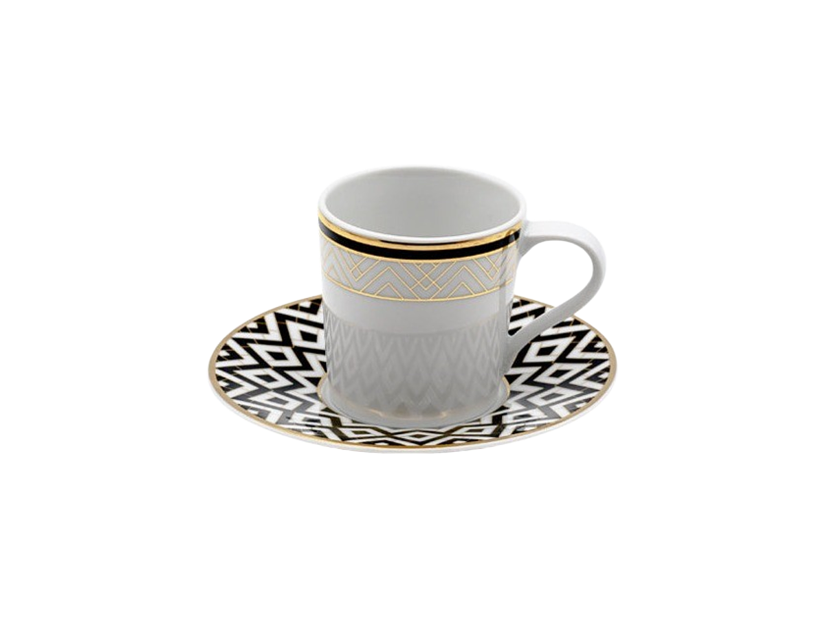 oew_Art Déco Espressotasse mit Unterteller EUR 23