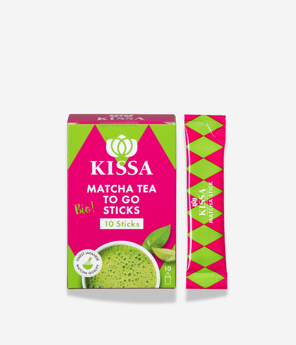 KISSA_Matcha To Go Sticks_Packshot