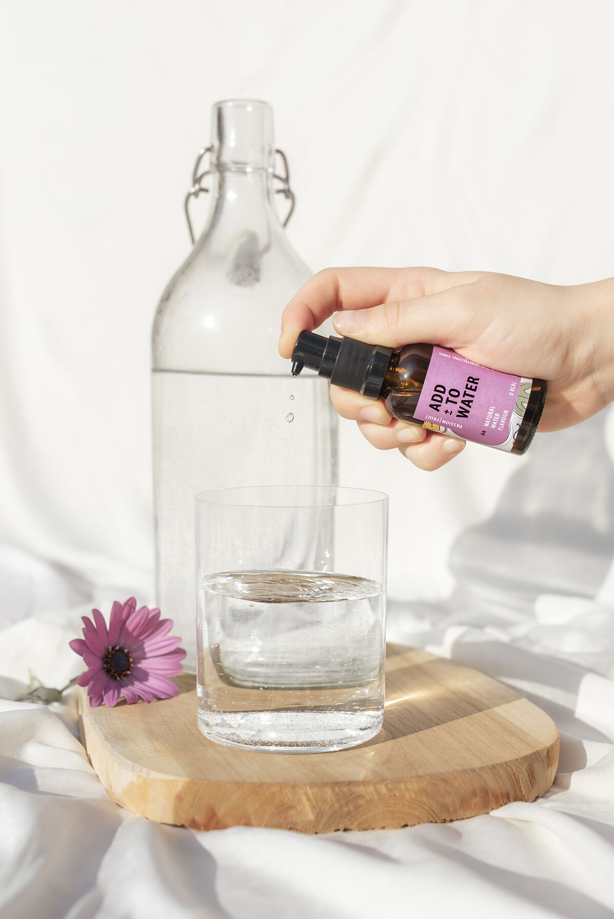 Add to water