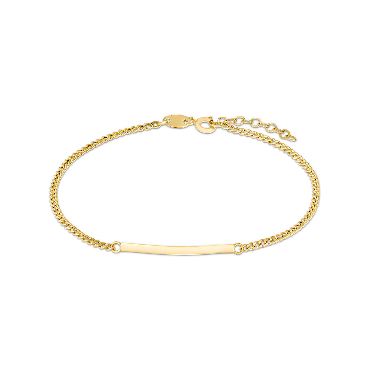 DJ_Armkette Plättchen Gold 585_EUR 179,00