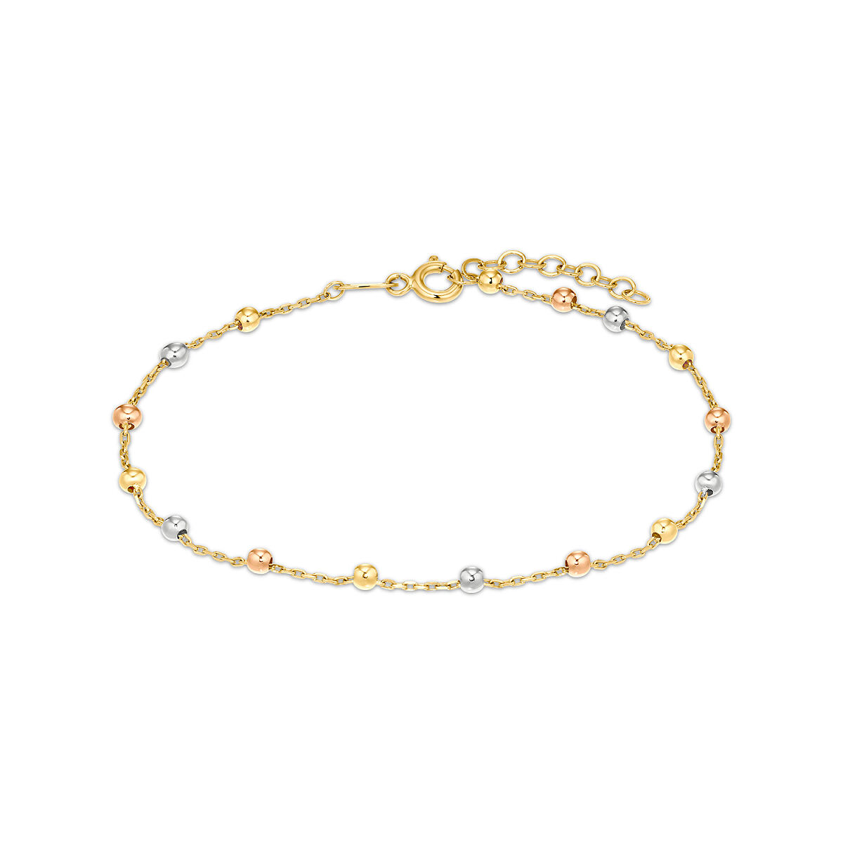 sh!ne by DJ_Armkette Kügelchen Gold 585 tricolor_EUR 159,00