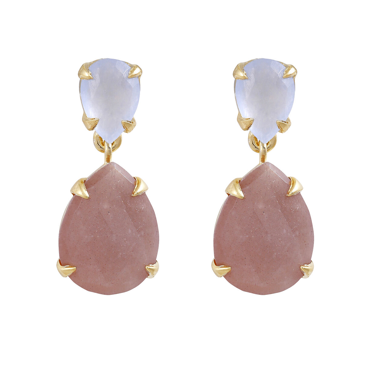 Cajoy Ohrstecker Jade, Peach, Mondstein, EUR 79,99