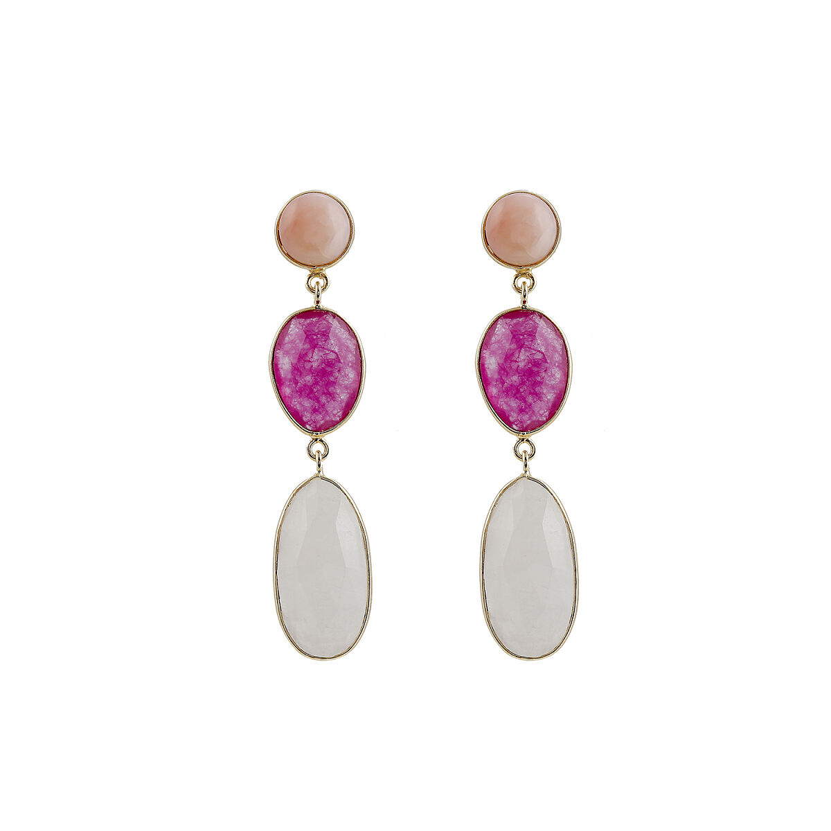 Cajoy Ohrhaenger Opal, Jade und Mondstein EUR  99,99