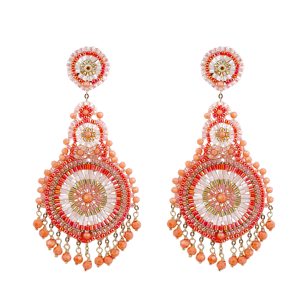 Cajoy_Ohrringe Boho Anissa Coral_EUR 159,99