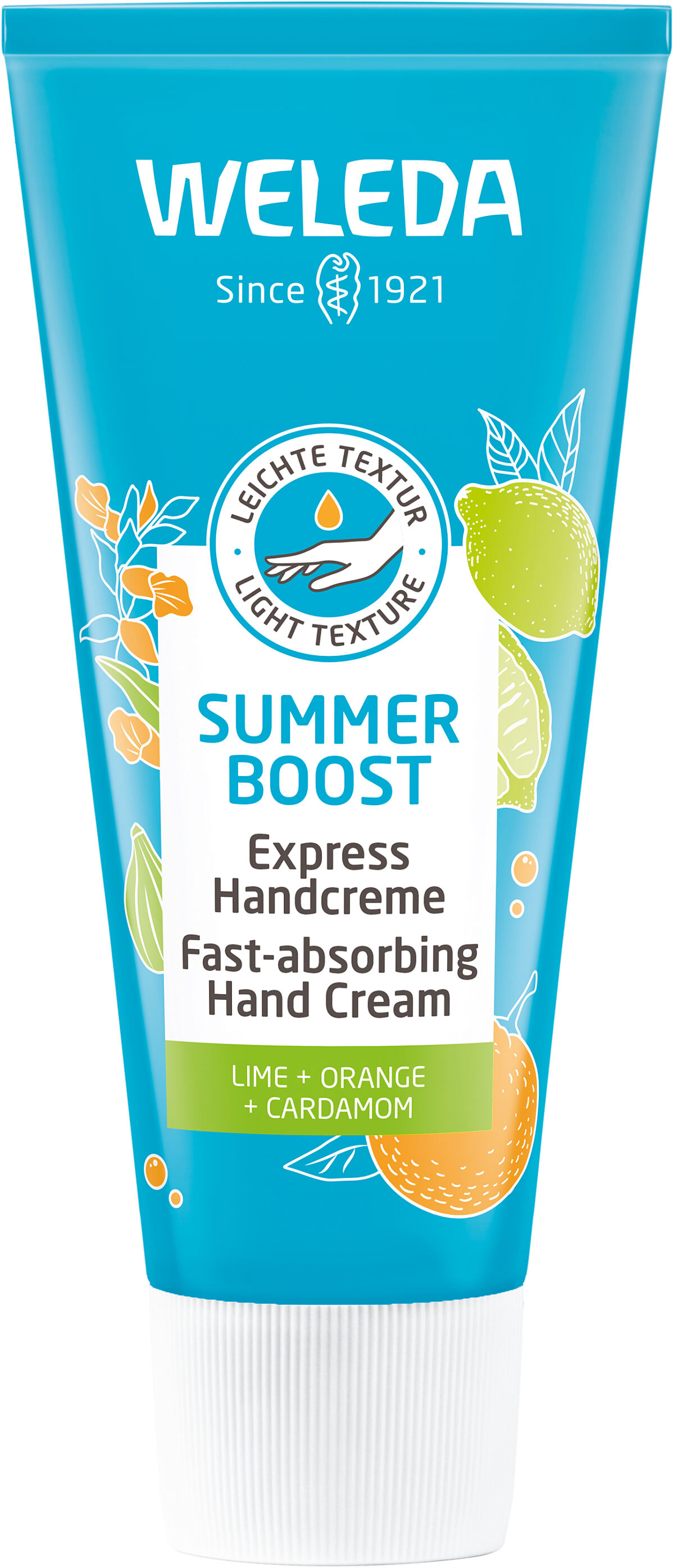 WELEDA_SUMMER BOOST_Express Handcreme_50 ml_UVP € 5,45