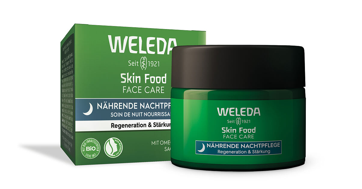 WELEDA_Skin Food_Nährende Nachtpflege_40 ml_UVP € 17,95