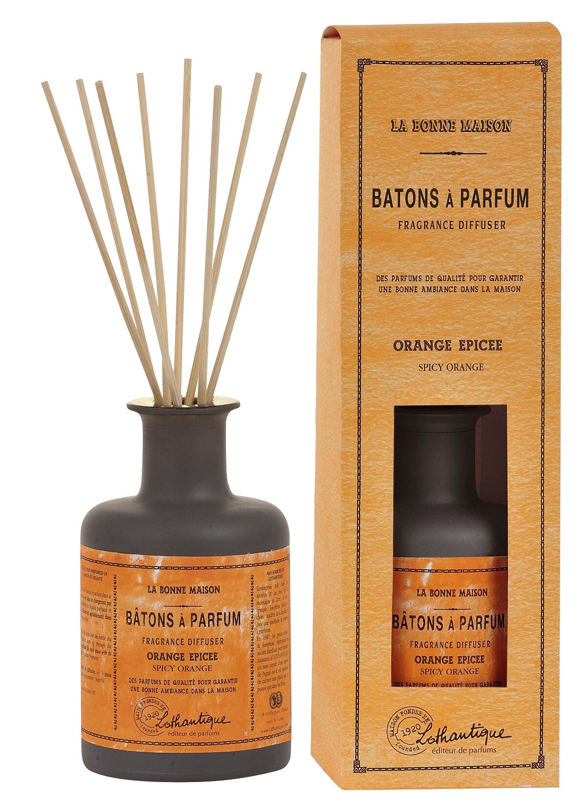 Salon Verde_Lothantique Raumduft mit Stäbchen Spicy Orange_200 ml_UVP49,99