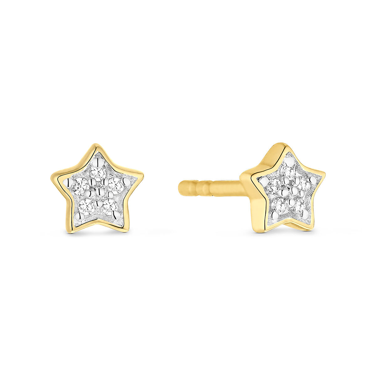 shinebyDJ_Diamant Ohrstecker Stern Gold 585_379Eur_204610