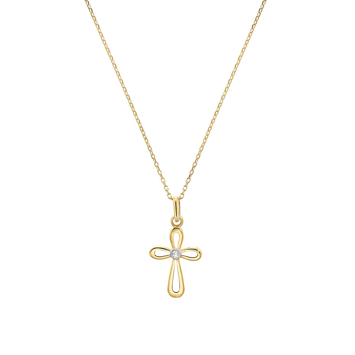 DJ_Collier Kreuz Gold 585 Zirkonia_279Eur_204535