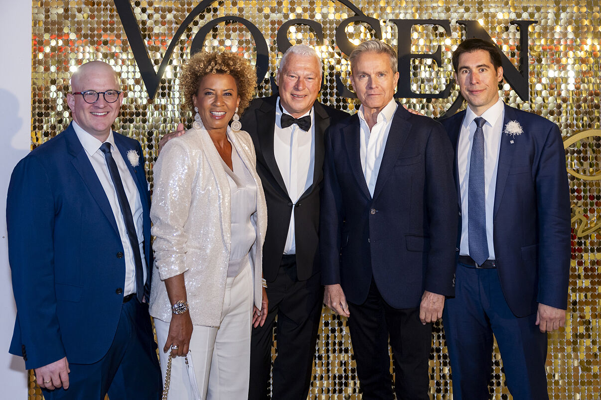 Marco Talasz (GF VOSSEN), Arabella Kiesbauer, Toni Polster, Alfons Haider, Michael Unger (GF VOSSEN)