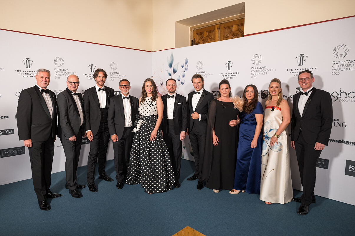 DUFTSTARS 2025_Vorstand H. Pavlas_M. Reichenspurner_M. Lameraner_P. Steiner_I. Ivkic_S. Lindenthal_A. Weiss_E. Laimighofer_E. Jüttner_G Stimpfl-Abele_G.Kupferschmid (c) Markus Wache