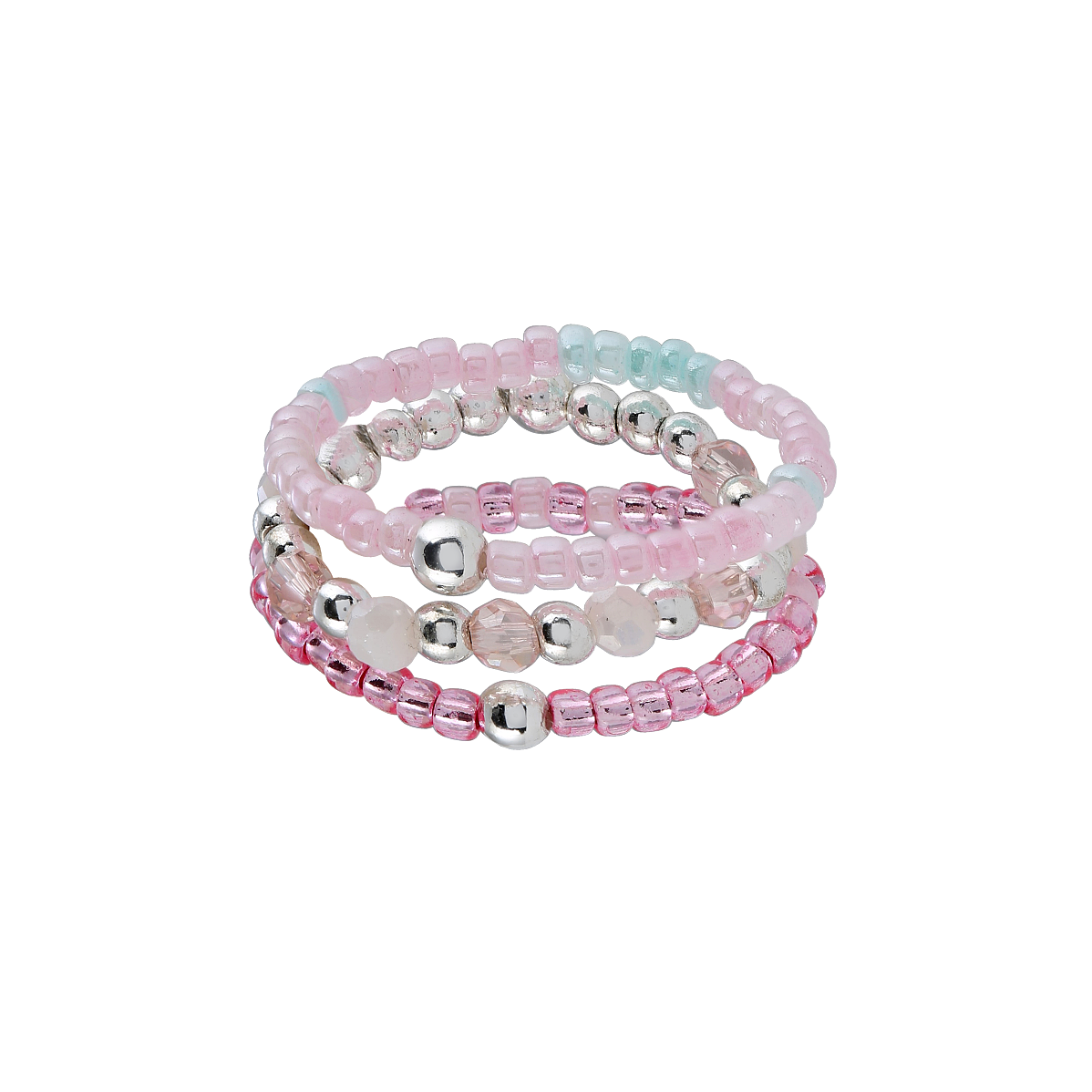 Cajoy Boho Combination Ringe Pink Blau EUR 19,99_13141431
