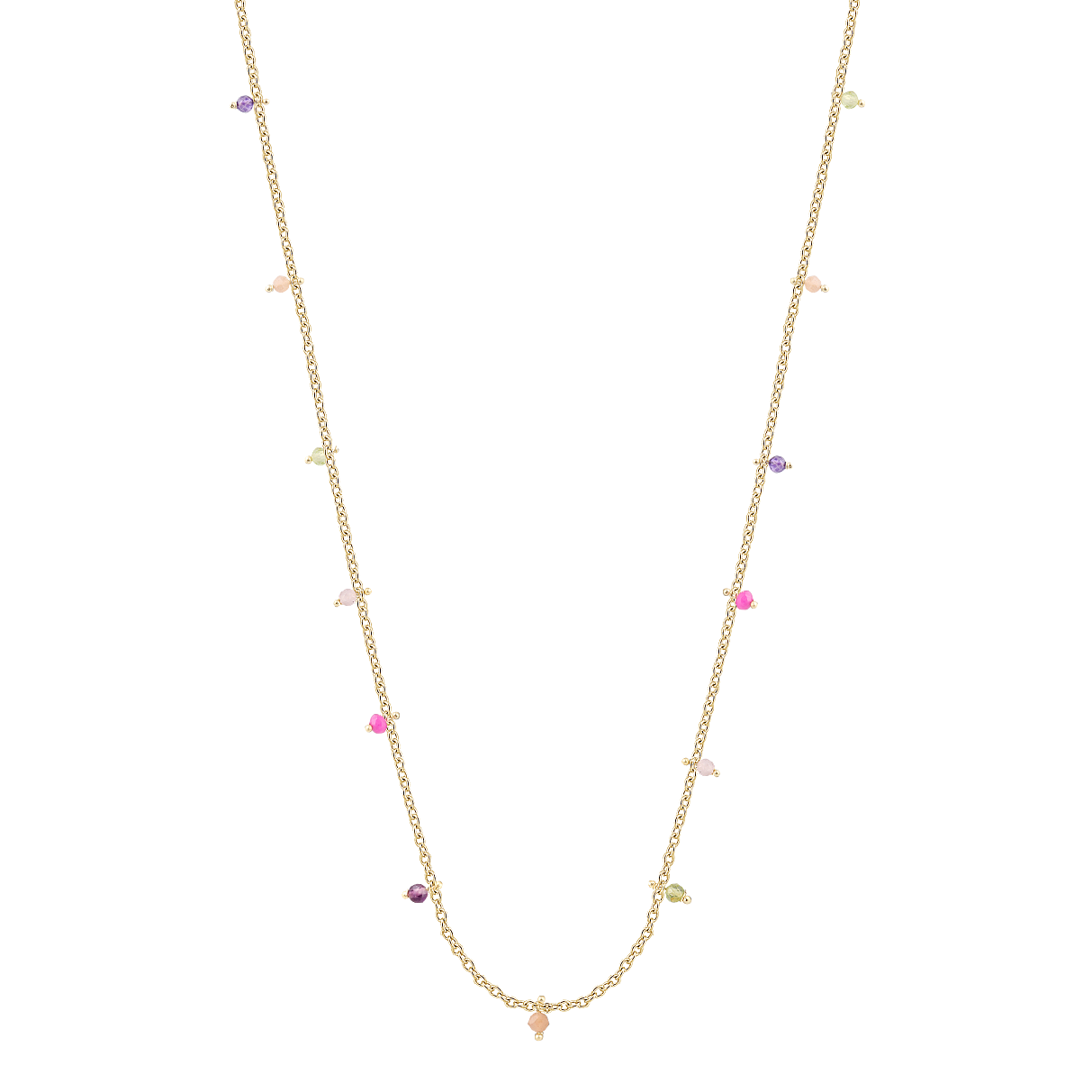 Cajoy Kette mit bunten Edelsteinen EUR 79,99_13121420