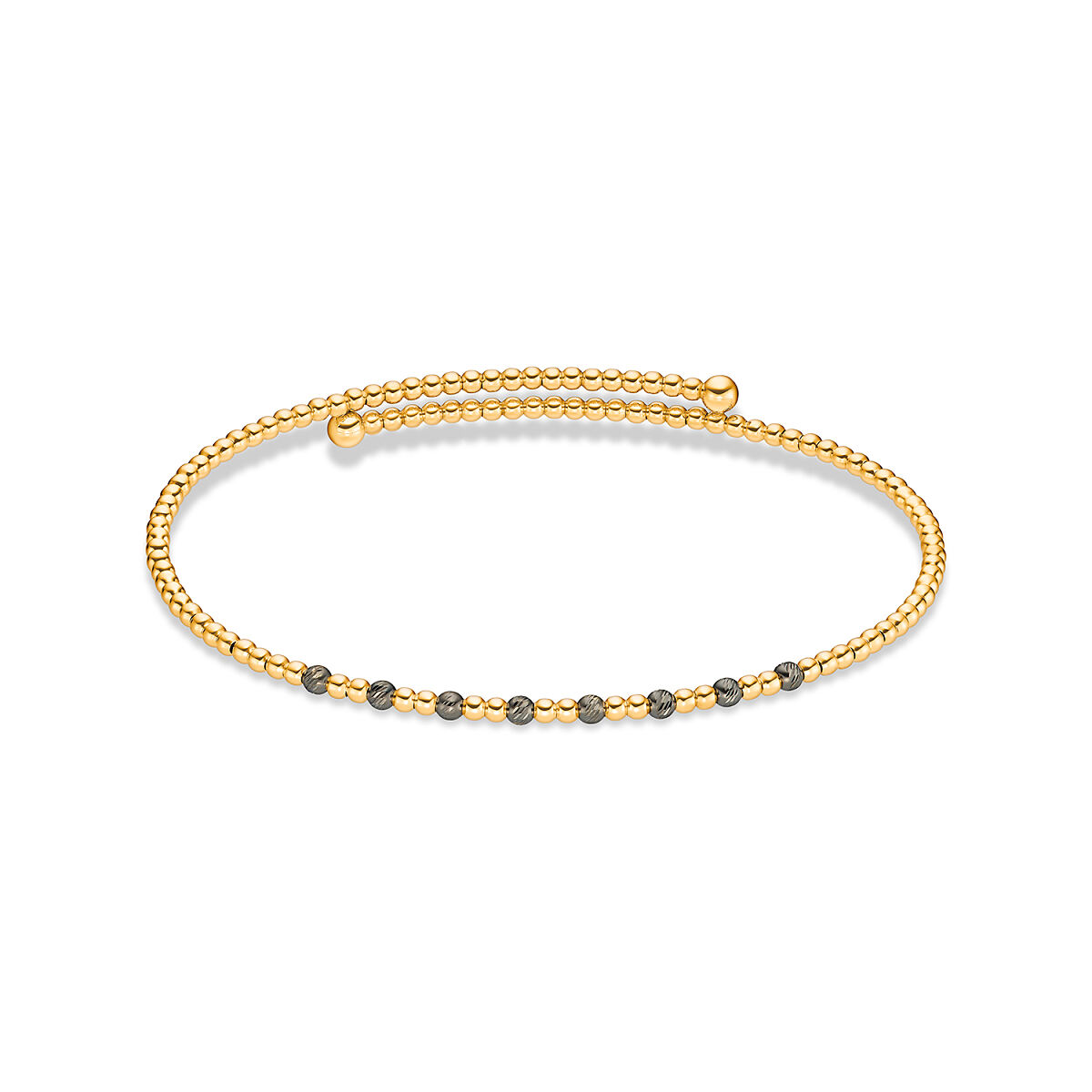 DJ_sh!ne_Armreif_Gold_585_schwarz_rhodiert_207192