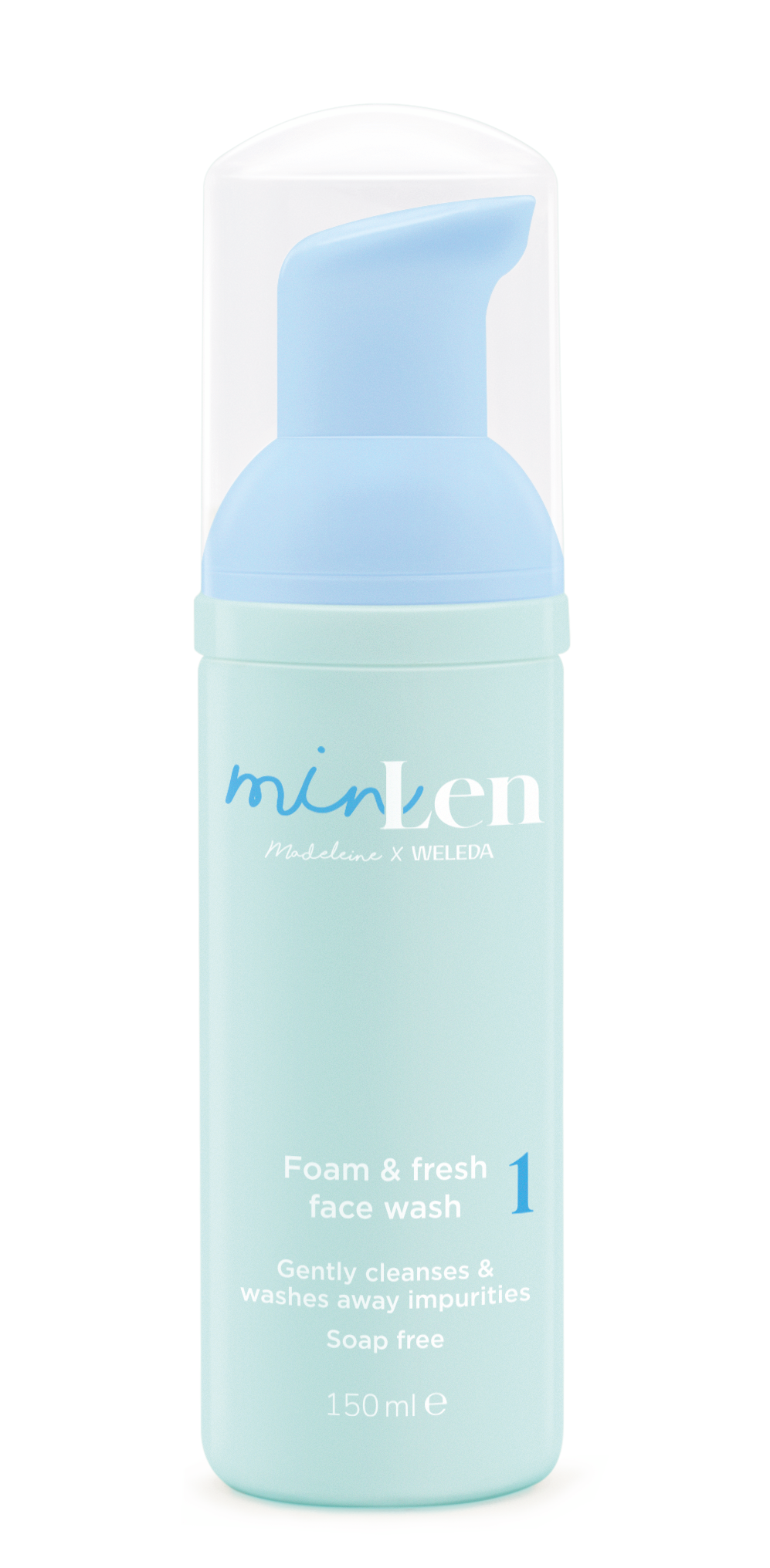 Weleda_minLen Foam & Fresh Face Wash_150ml_20,00 EUR_25,00 CHF