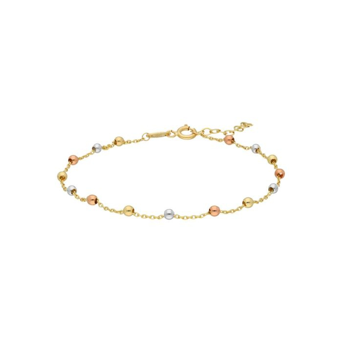 DJ_sh!ne_Armkette_„Kügelchen“_Gold_585_tricolor_ 2438082