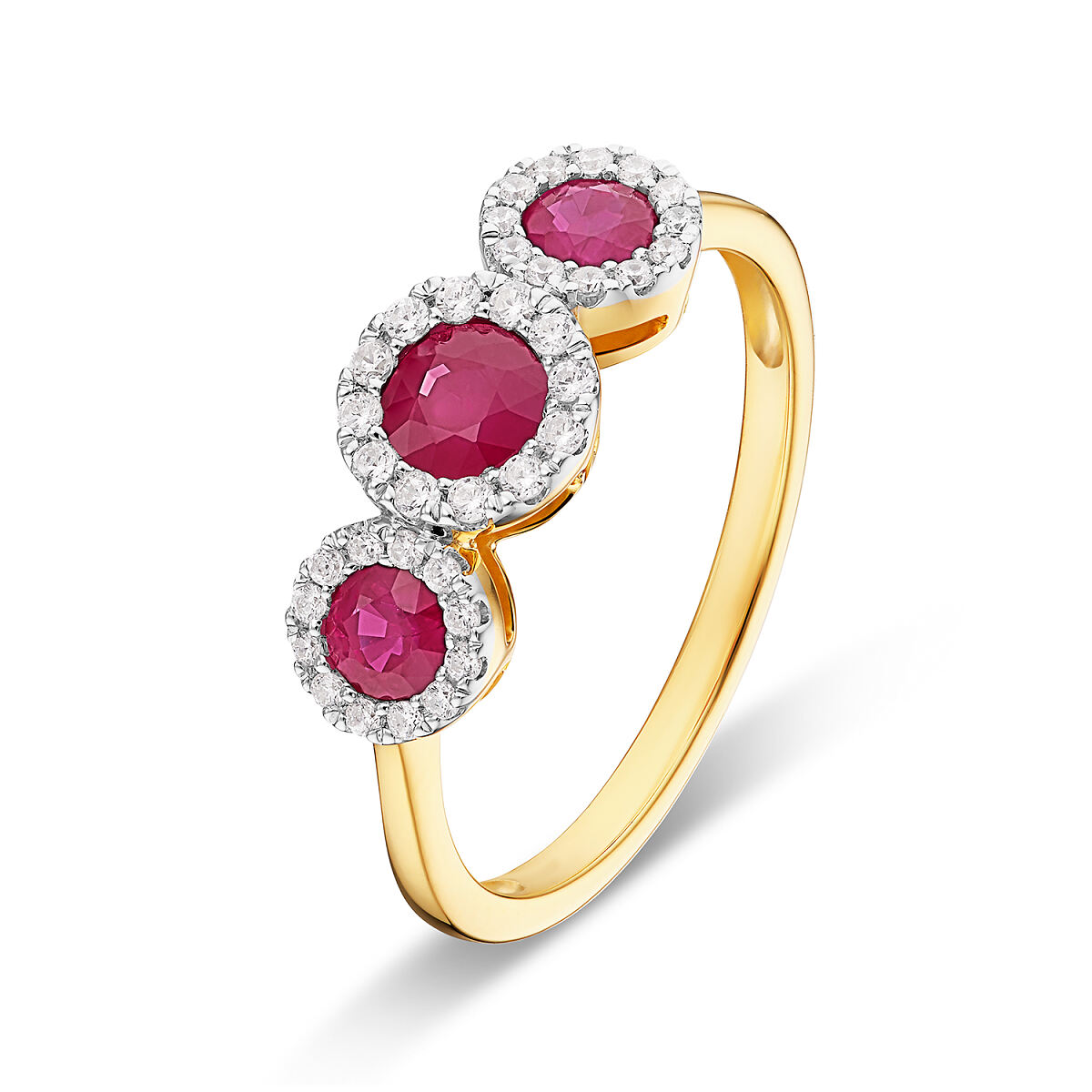 DJ_ Brillant Rubin Ring Gold 585_207327