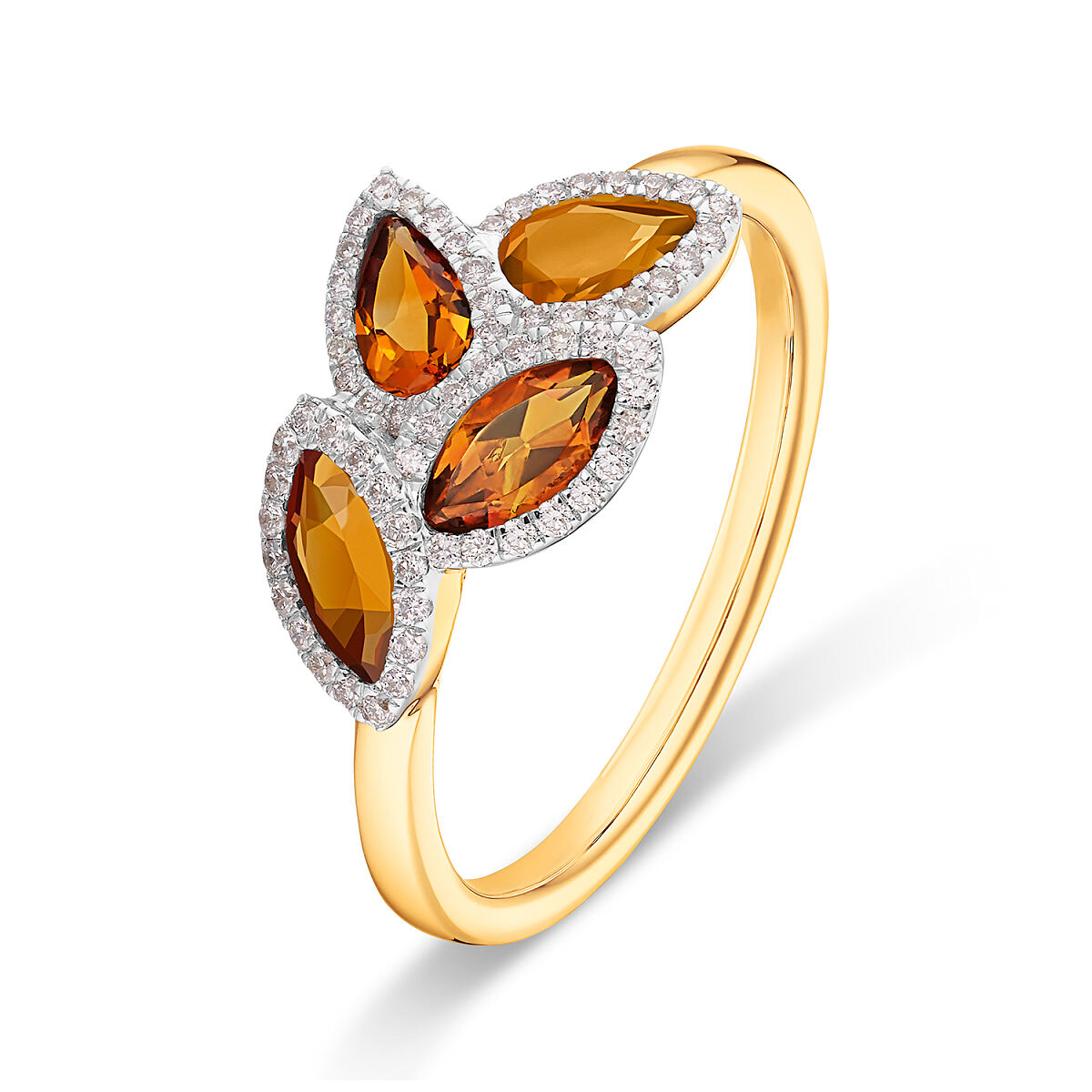 DJ_Brillant Citrin Ring Gold 585_207335