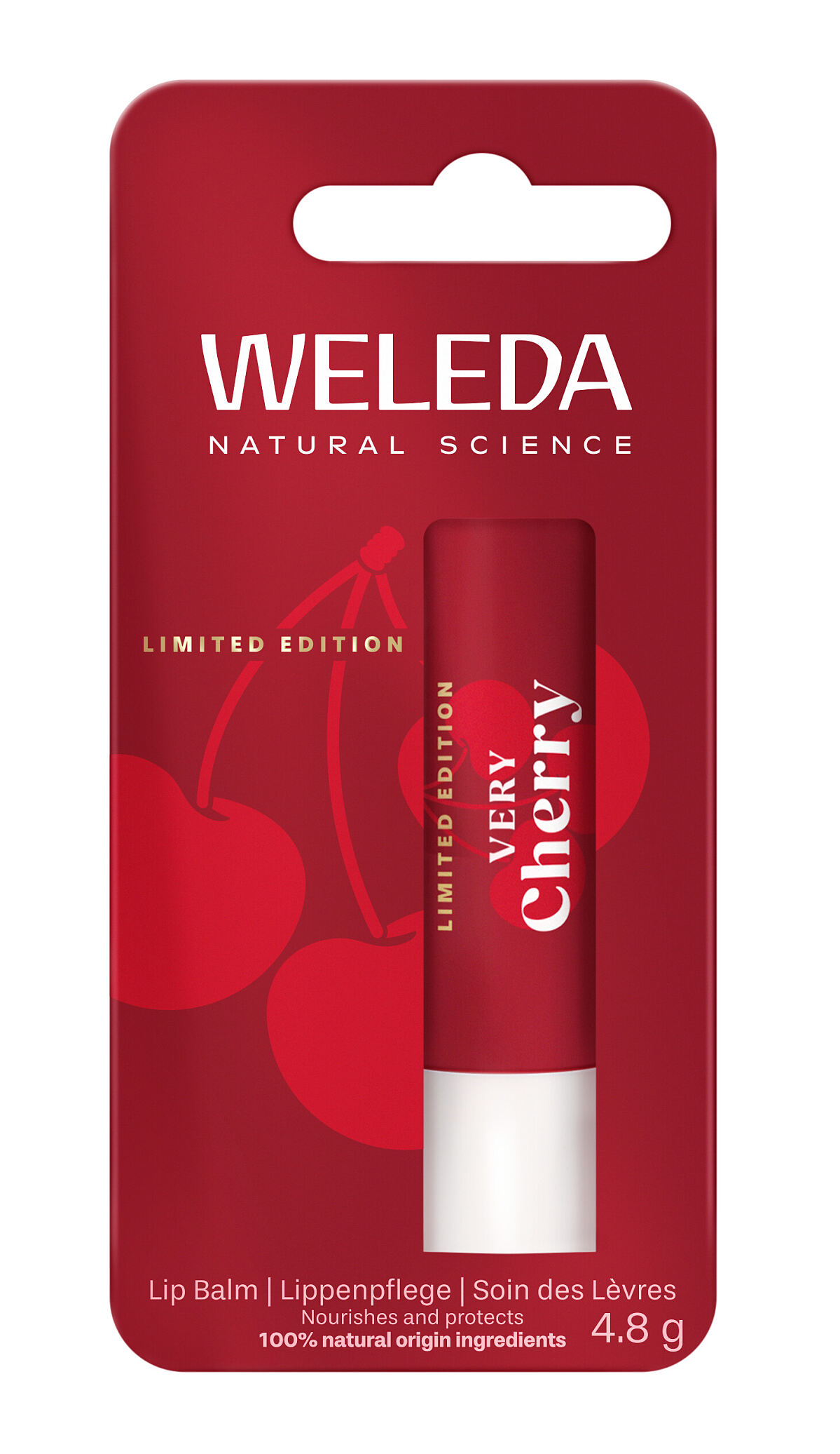 Weleda_Limited Edition_Very Cherry Lippenbalsam_4.8g_UVP € 4,45