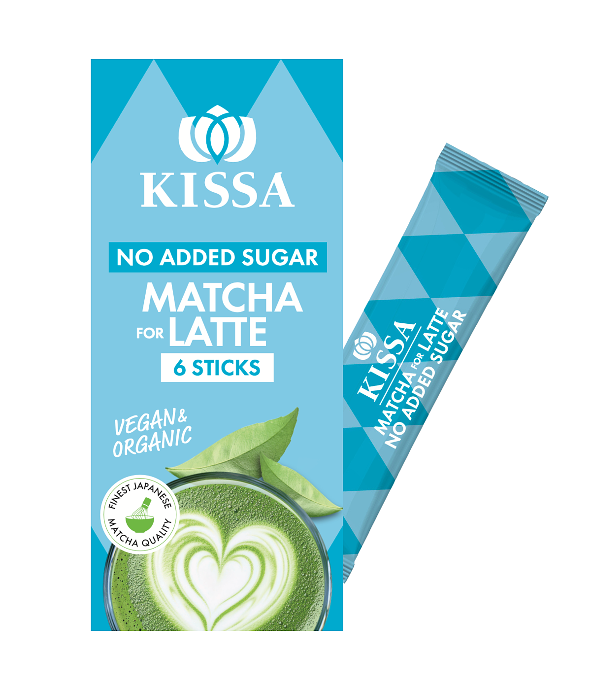 KISSA_Matcha No Added Sugar for Latte Sticks ©AIYA Europe