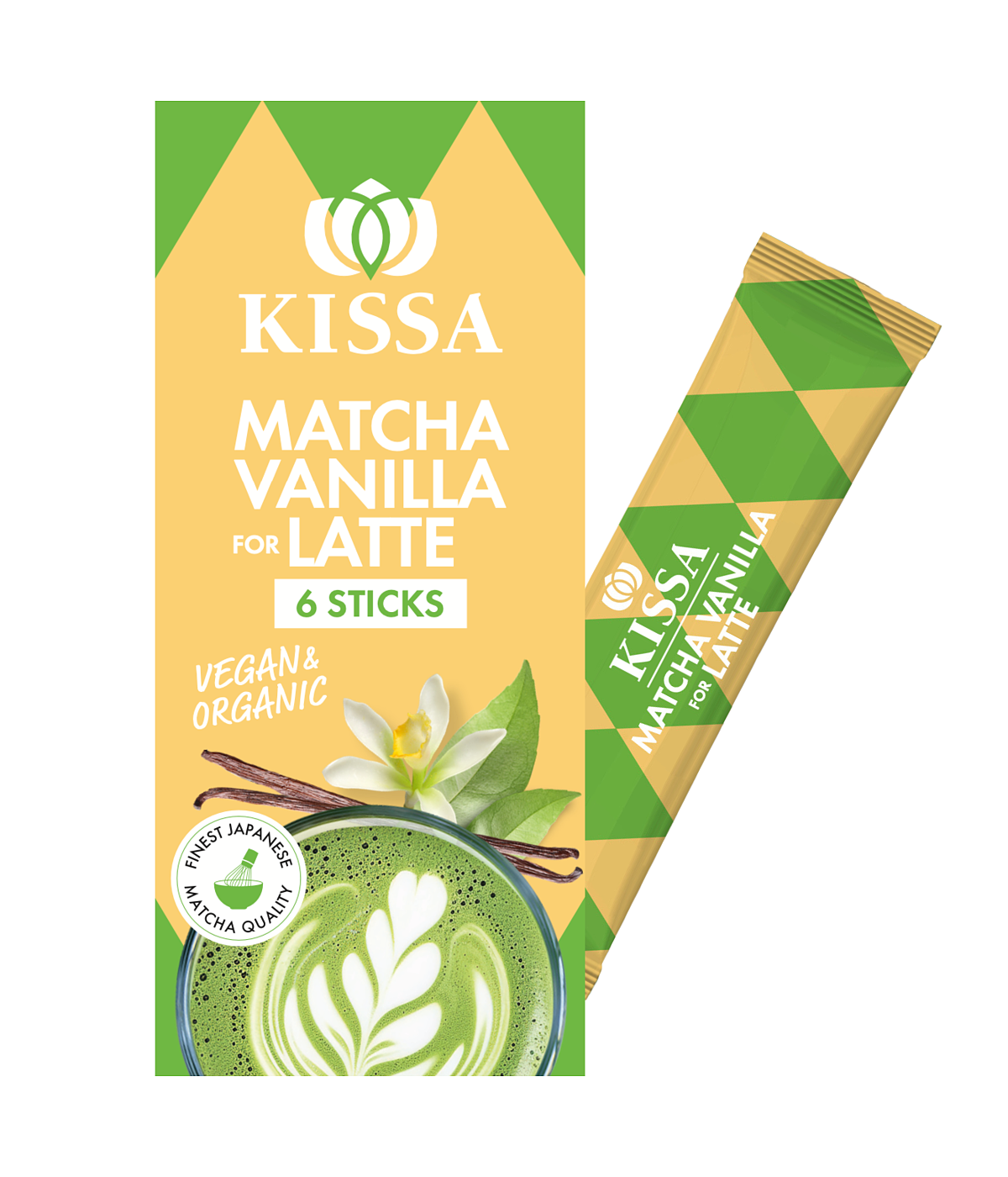 KISSA_Matcha Vanilla for Latte Sticks ©AIYA Europe