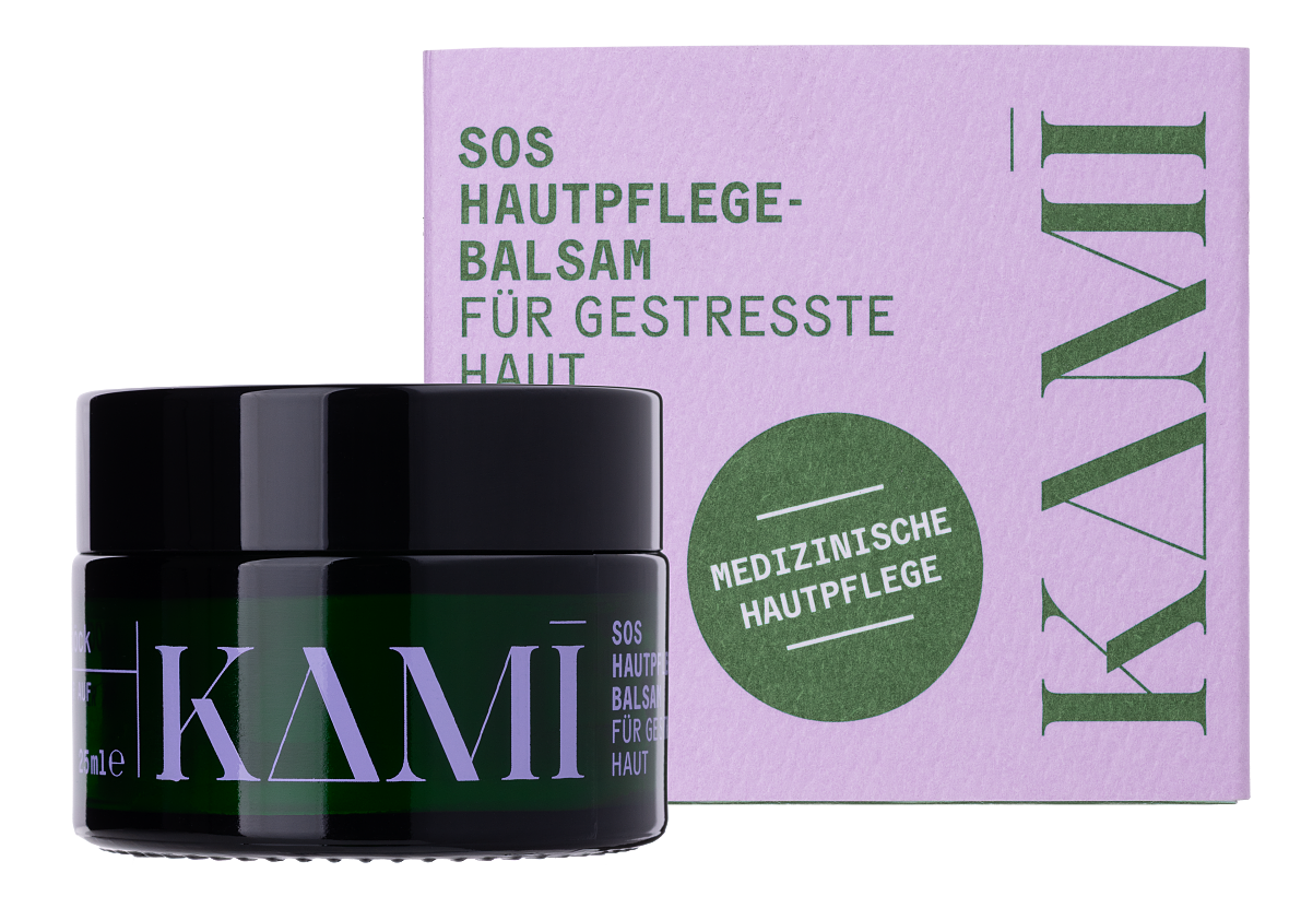 KAMI SOS Hautpflegebalsam 25ml Tiegel mit Karton Freisteller hirise 2