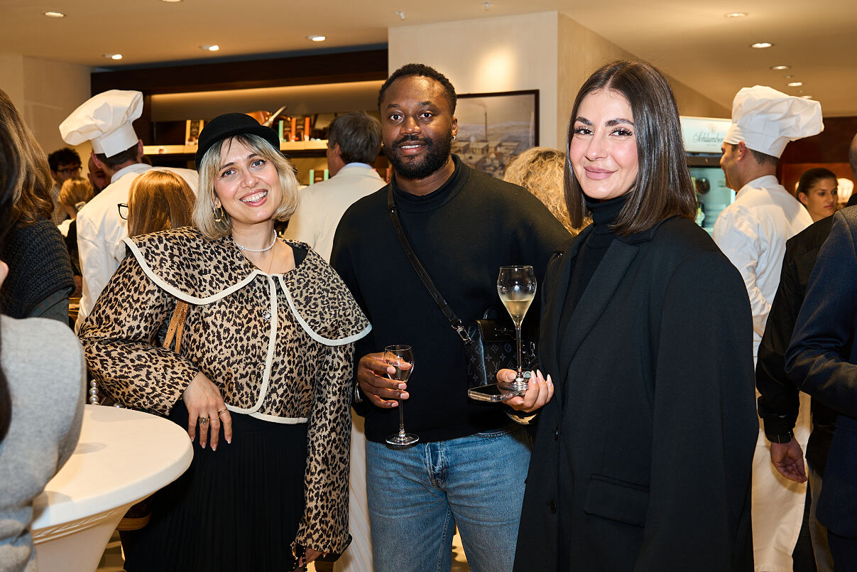 Lindt Flagship Store Irena Peicu, Emmanuel Yongo, Valentina Volcich