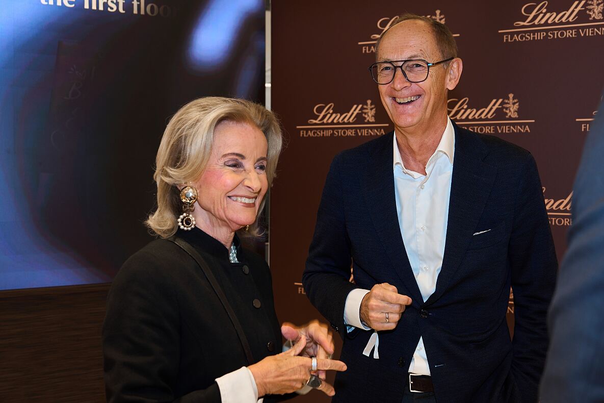 Lindt Flagship Store Vienna Elisabeth Gürtler, Dr. Adalbert Lechner