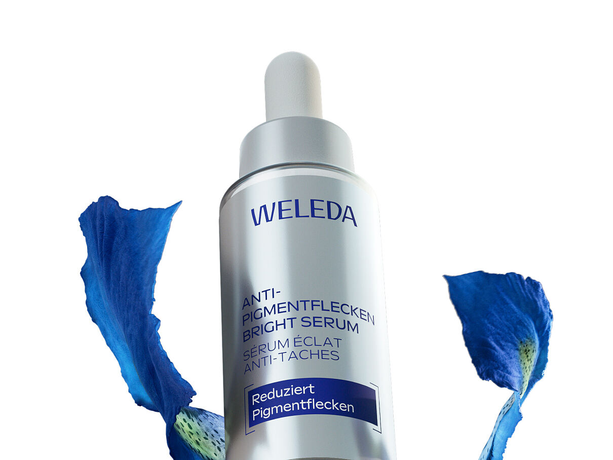 WELEDA_Anti-Pigmentflecken Bright Serum Blauer Enzian & Edelweiss_30ml_27,95€ 