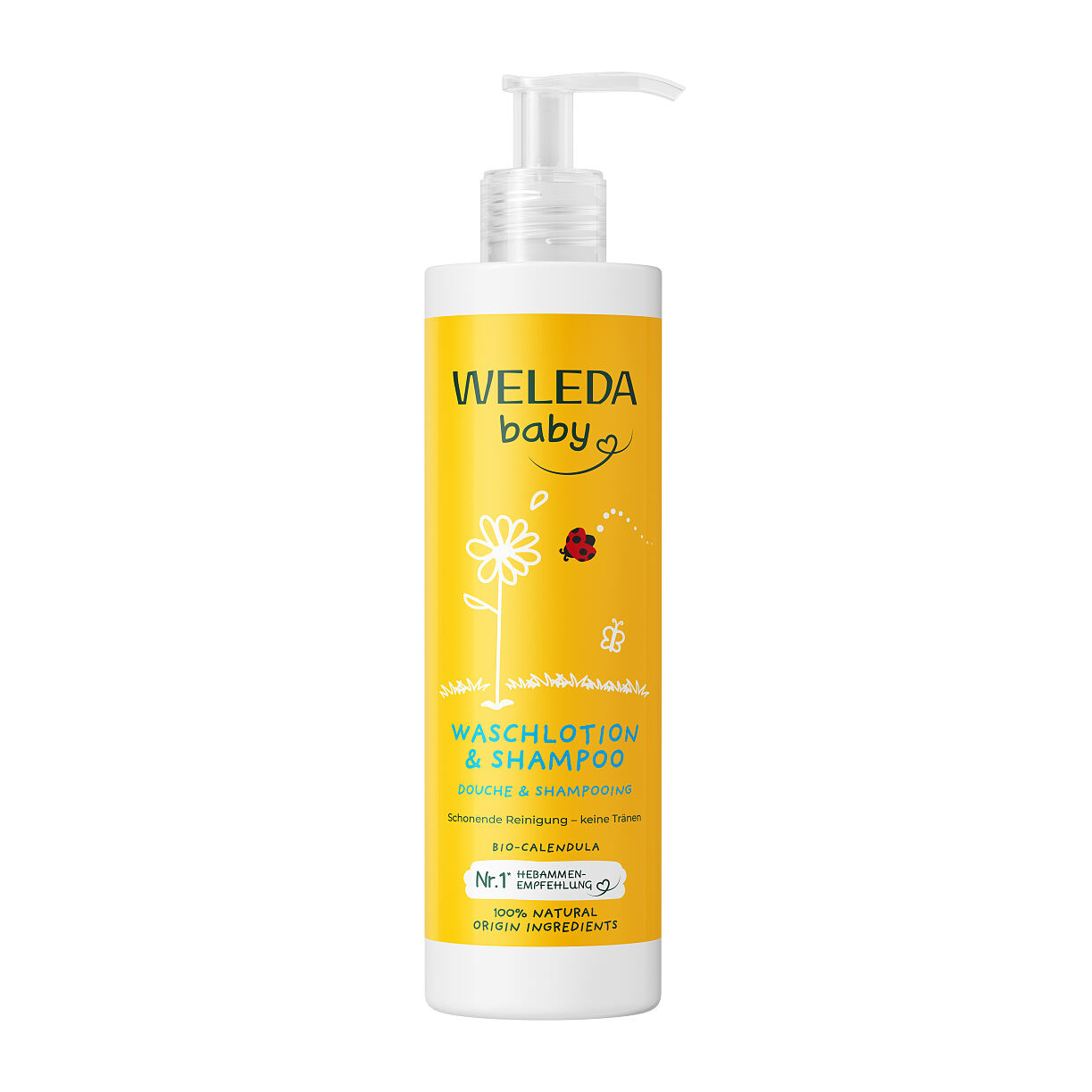 WELEDA Baby_Calendula_Waschlotion & Shampoo_400ml_9,95€
