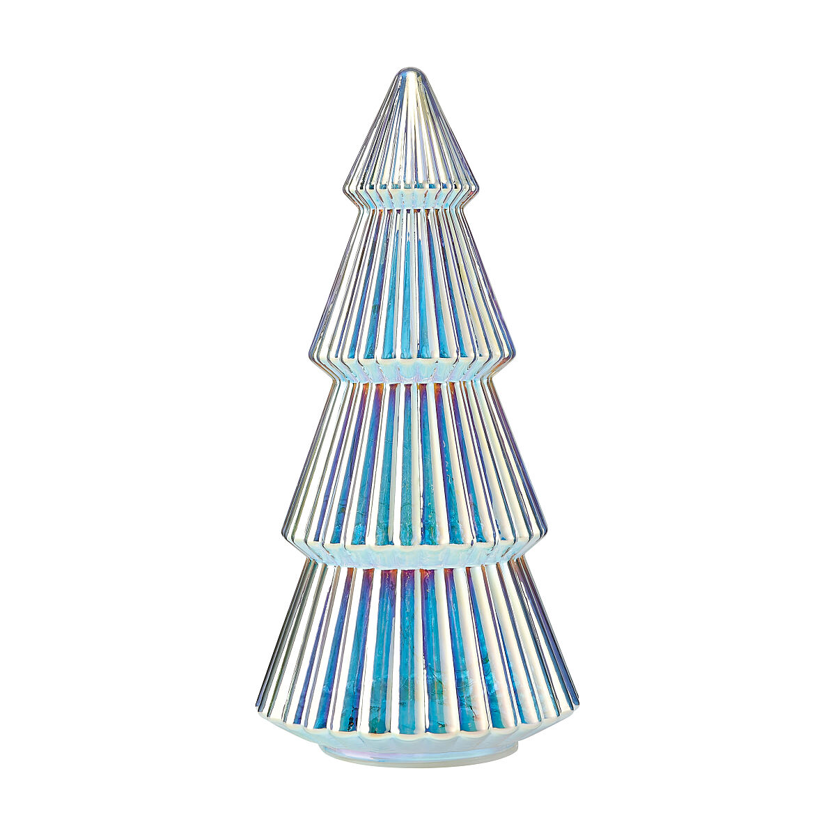 Unter10€_TK Maxx_KleinerOpaleszierenderGlasWeihnachtsbaumMitLicht_9.99