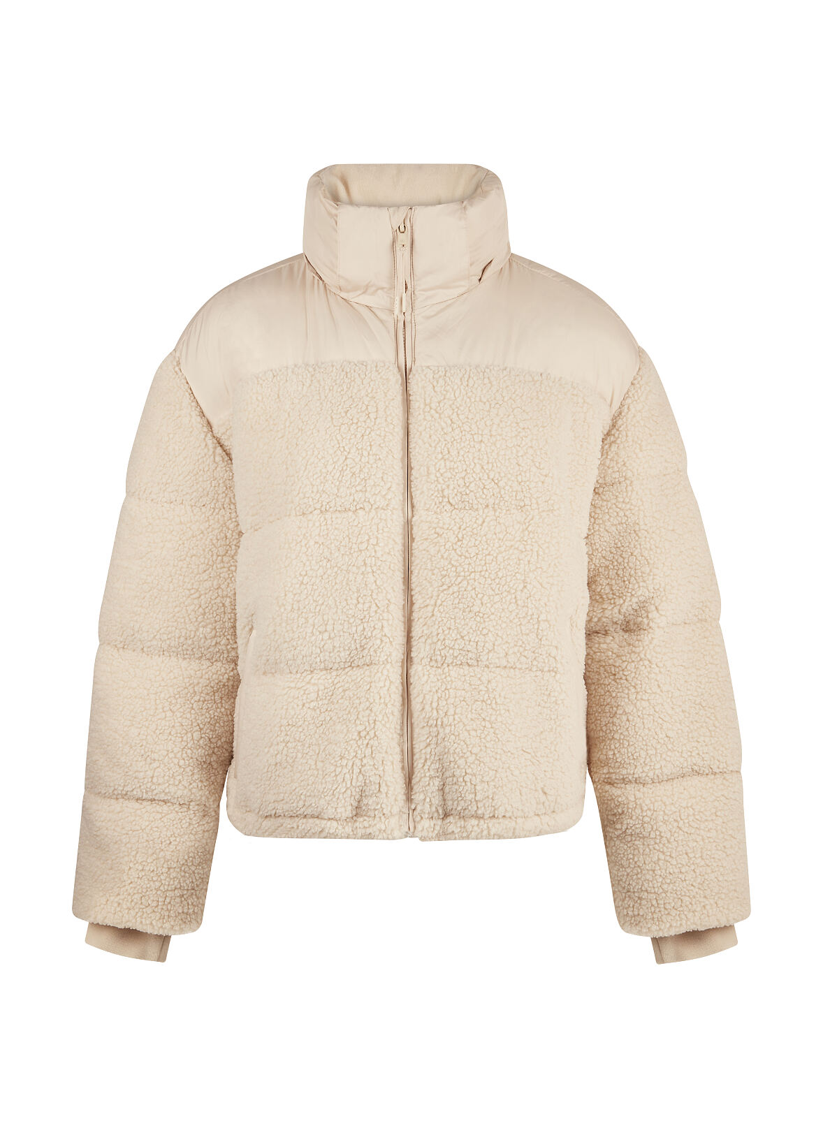 TK Maxx – Cremefarbener Bouclé-Mantel €24,99