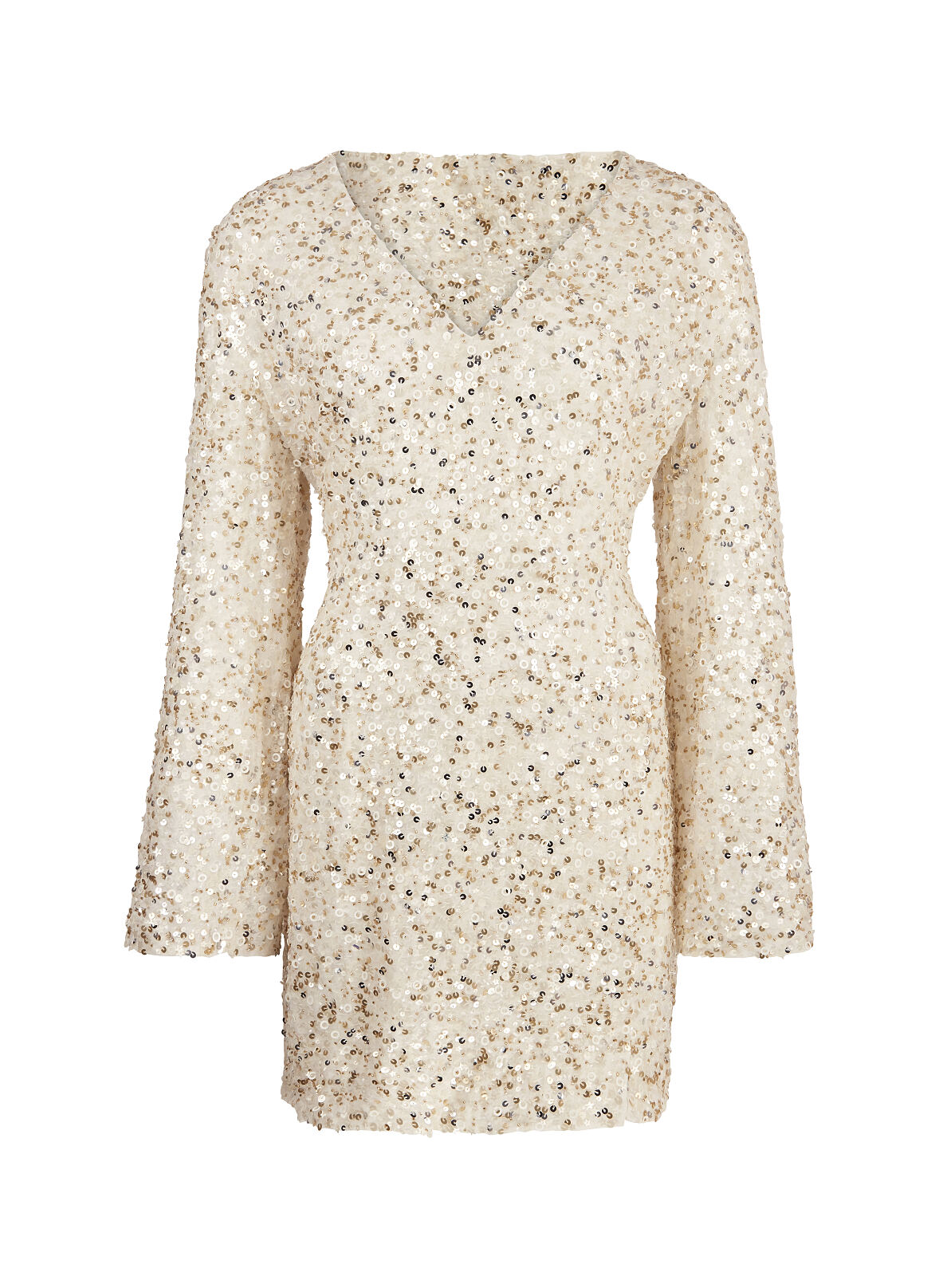 TK Maxx – Gold Label weißes Paillettenkleid €219,99