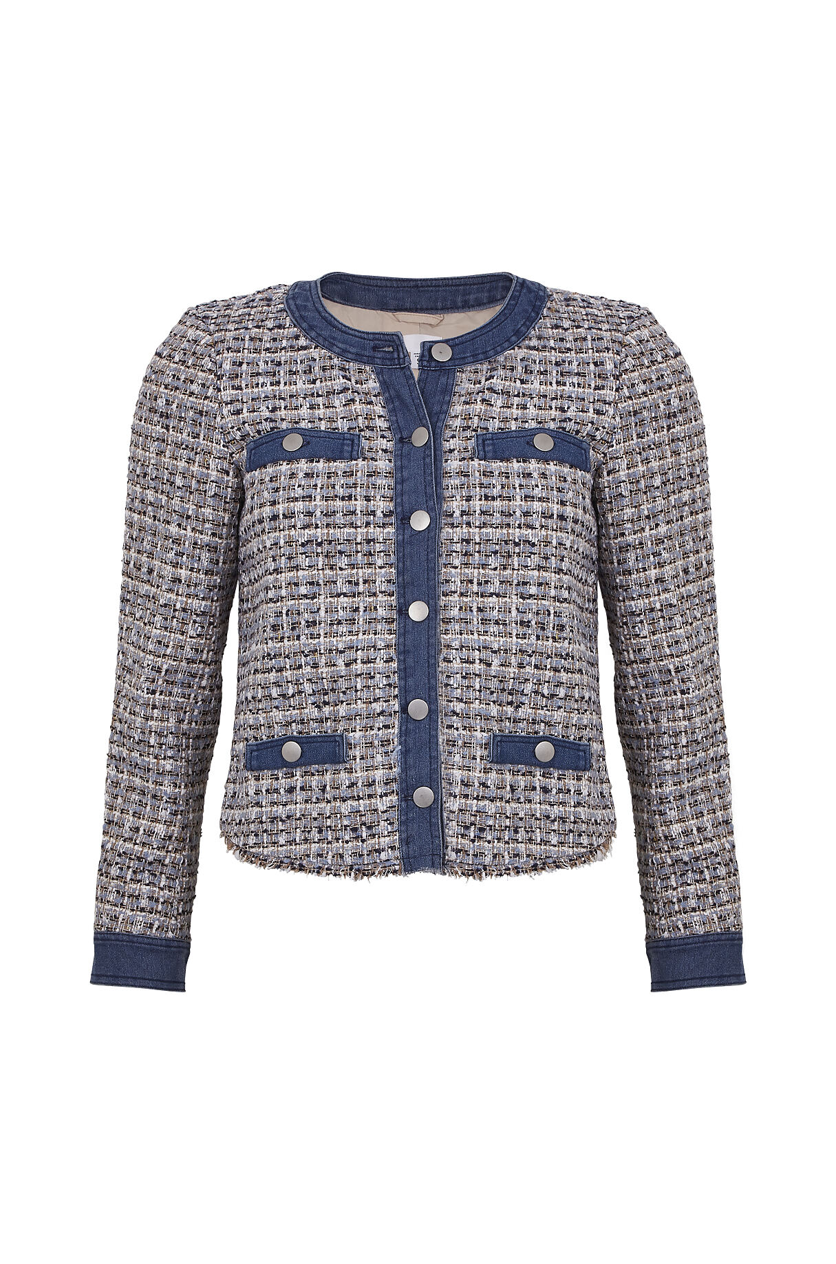 TK Maxx - Damen - Blaue Tweed-Jacke €44,99
