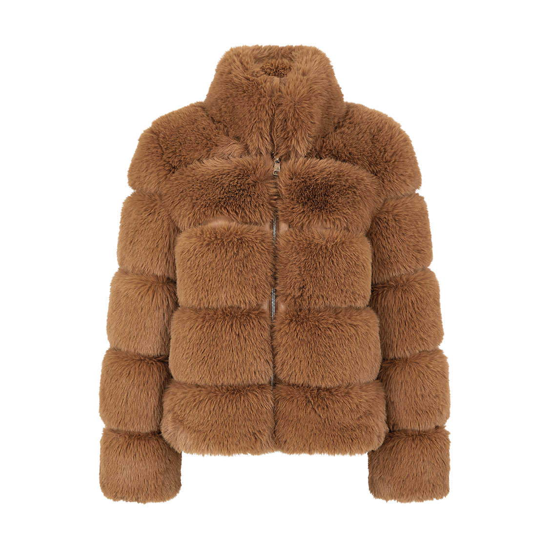 TK Maxx - Damen - Rostfarbene Kunstpelzjacke €64,99