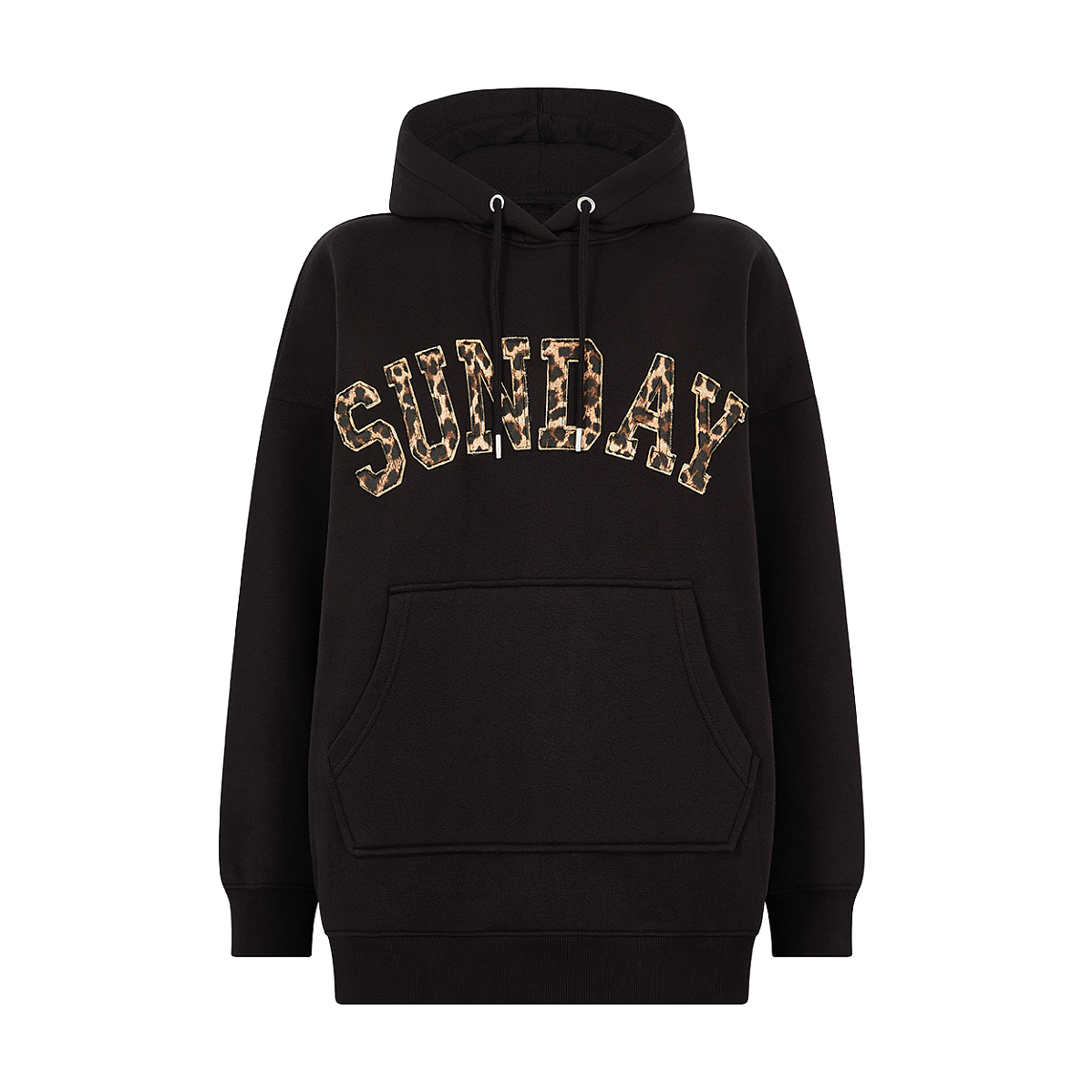 TK Maxx - Damen - Schwarzer Kapuzenpullover SUNDAY €24,99