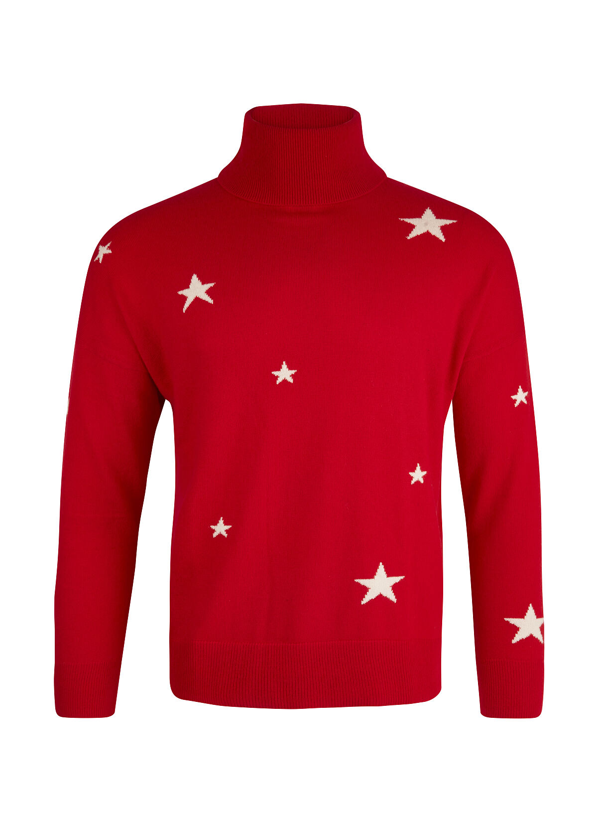 TK Maxx - Gold Label roter Pullover mit Sternen €74,99 ( UVP €349,99)