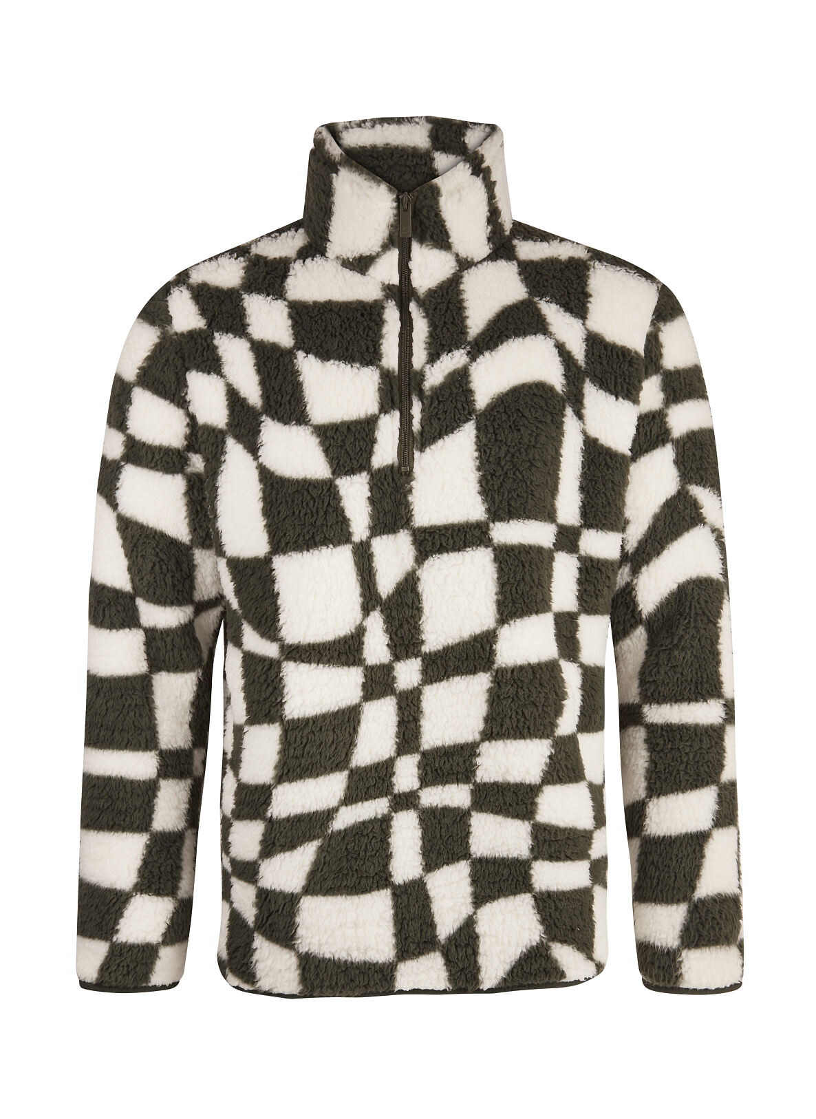 TK Maxx - Grün karierte Fleecejacke €29,99