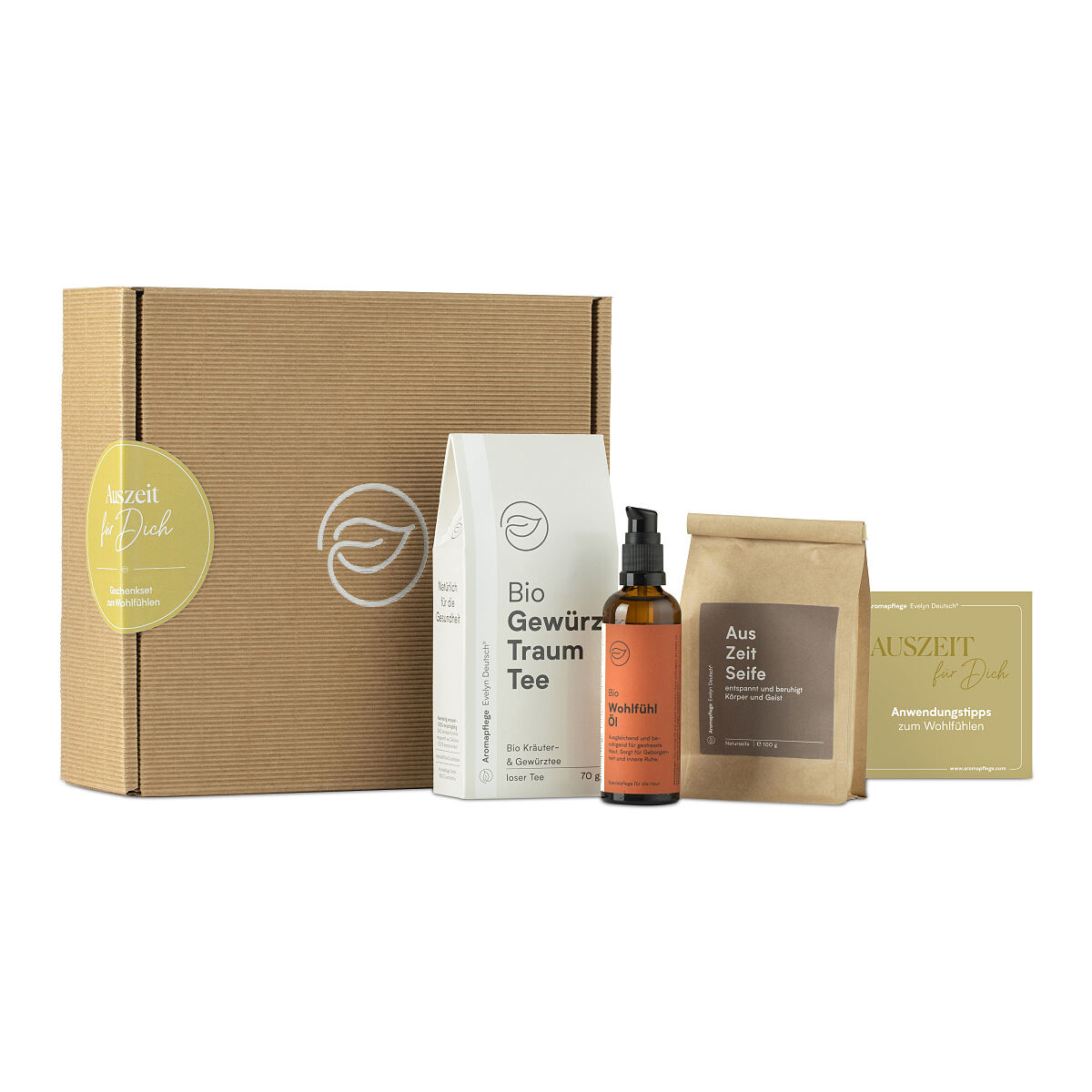 Aromapflege Evelyn Deutsch_Auszeit für Dich Geschenkset zum Wohlfühlen_EUR 39,90