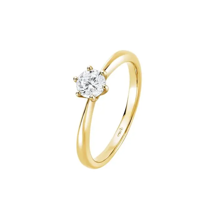 DJ_Gelbgold Ring, Brillantsolitär, 0,25ct._203096